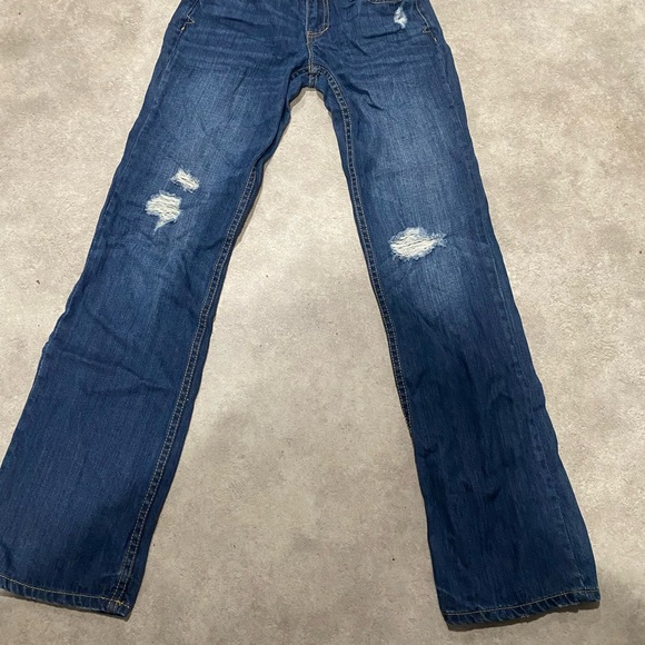 Aeropostale y2k low rise distressed bootcut denim jeans early 2000s aesthetic - Picture 1 of 4